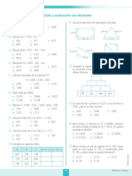 Adicion y Sustraccion Con Decimales PDF