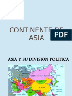 Continente de Asia