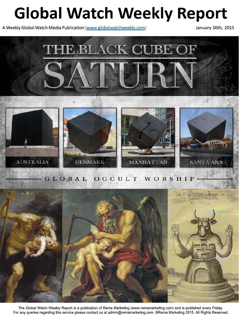 The black cube of saturn mythology