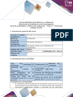 Guia de actividades y Rubrica de evaluacion - Paso3 - Presentar trabajo escrito (1).docx