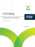 CTR 8540 3.5.20 Getting Started Install Guide - January2018