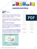 Instalacion Eléctrica de Una Casa o Vivienda. Aprende Facilmente - PDF