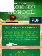 Top 5 CBSE School in delhi NCR