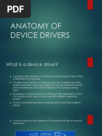 Anatomy of Device Drivers