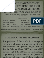 Academic Engagement and Achievement of Junior High School Powerpoint