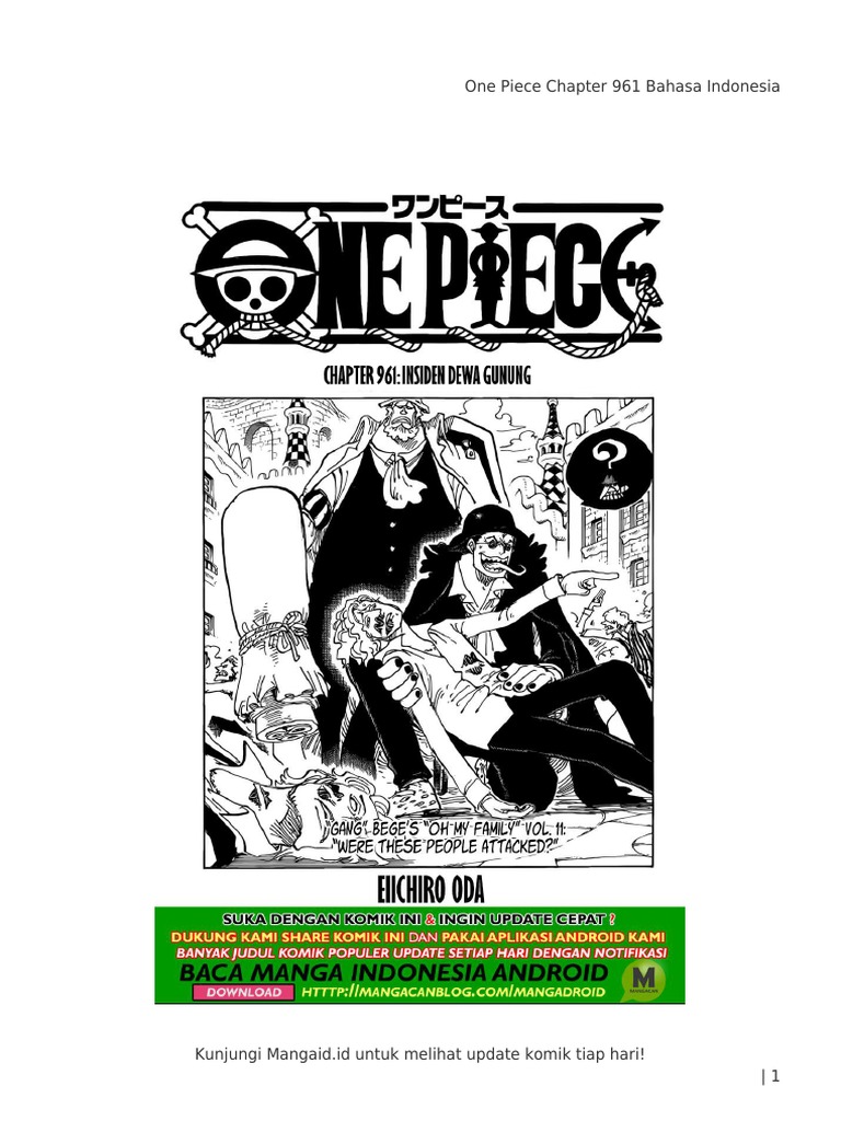 One Piece Chapter 961
