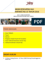 Implementasi PMK 15 2016 Istitha'Ah Kesehatan Haji