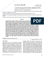 Effect of Nesting On Sleep Pattern Among Preterm Infants Admitted in Nicu