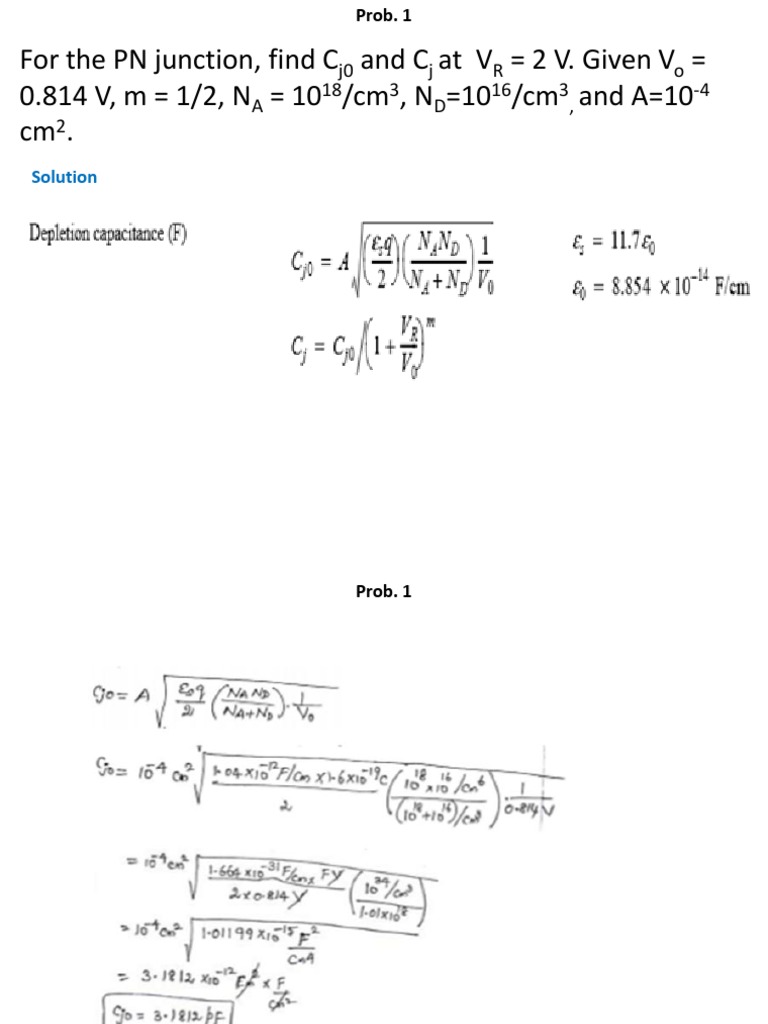 AEC - Unit I Numericals PDF | PDF | Science & Mathematics