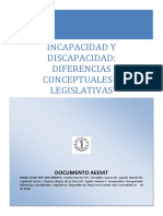 Documento Incapacidad y Discapacidad Antecedentes!!