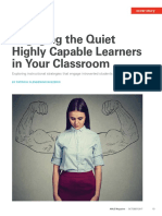 Engaging Quiet Learners