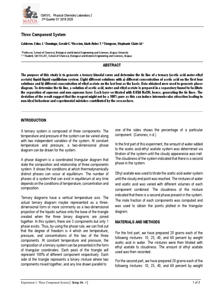 Lab Report 1 Pdf Analytical Chemistry Physical Chemistry