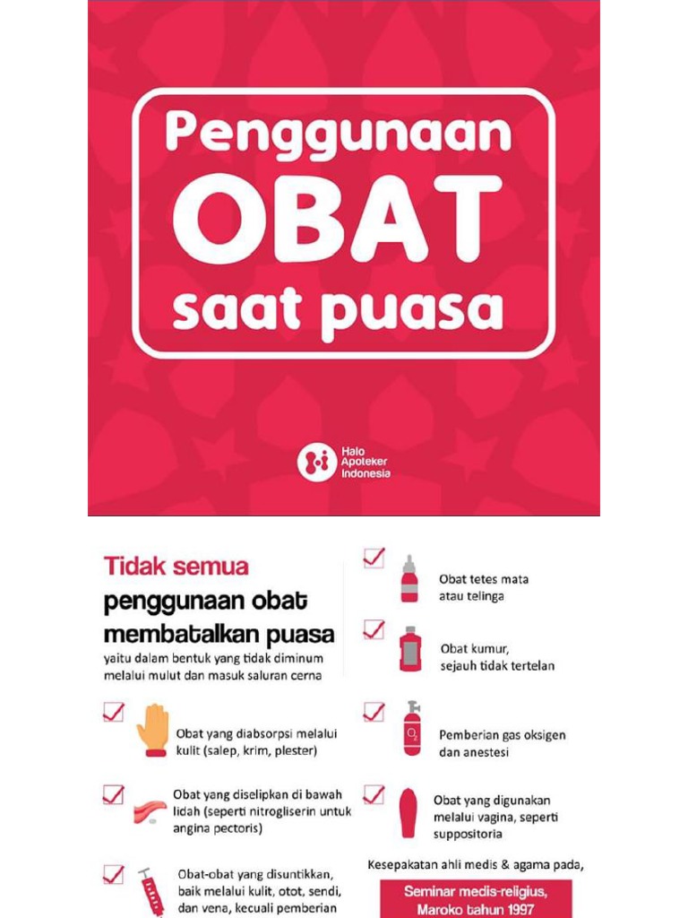 Cara Minum Obat Saat Puasa Ramadhan | PDF | Memasak, Makanan, & Anggur ...