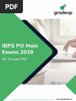 GK Tornado Ibps Po Exams 2019 Eng 74 | PDF | Reserve Bank Of India ...
