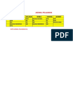 Jadwal Pelajaran Sekolah