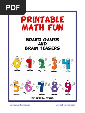 Printable Math Fun - Math Board Games ( Pdfdrive.com )
