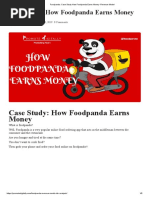 Foodpanda_ Case Study How Foodpanda Earns Money- Revenue Model