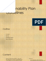 Guide For Sustainability Plan