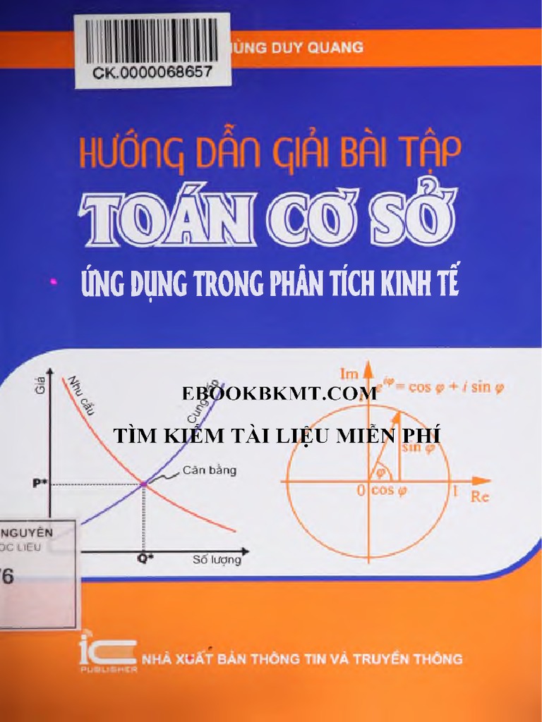 Hướng dẫn giải bài tập toán cơ sở ứng dụng trong phân tích kinh tế (Phùng Duy Quang) | PDF