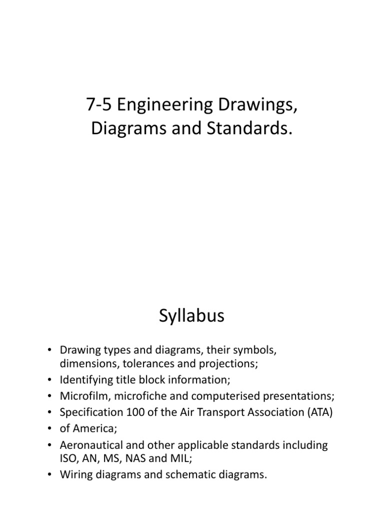 7 5 Engineering Drawings Diagrams and Standards | PDF | Aviation