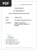 Post Tension Slab Inspection Checklist | PDF