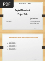 Hackathon Problem Statements | PDF | Artificial Intelligence ...