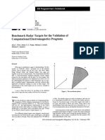 Benchmark Radar Targets For The Validation of Computational Electromagnetics Programs