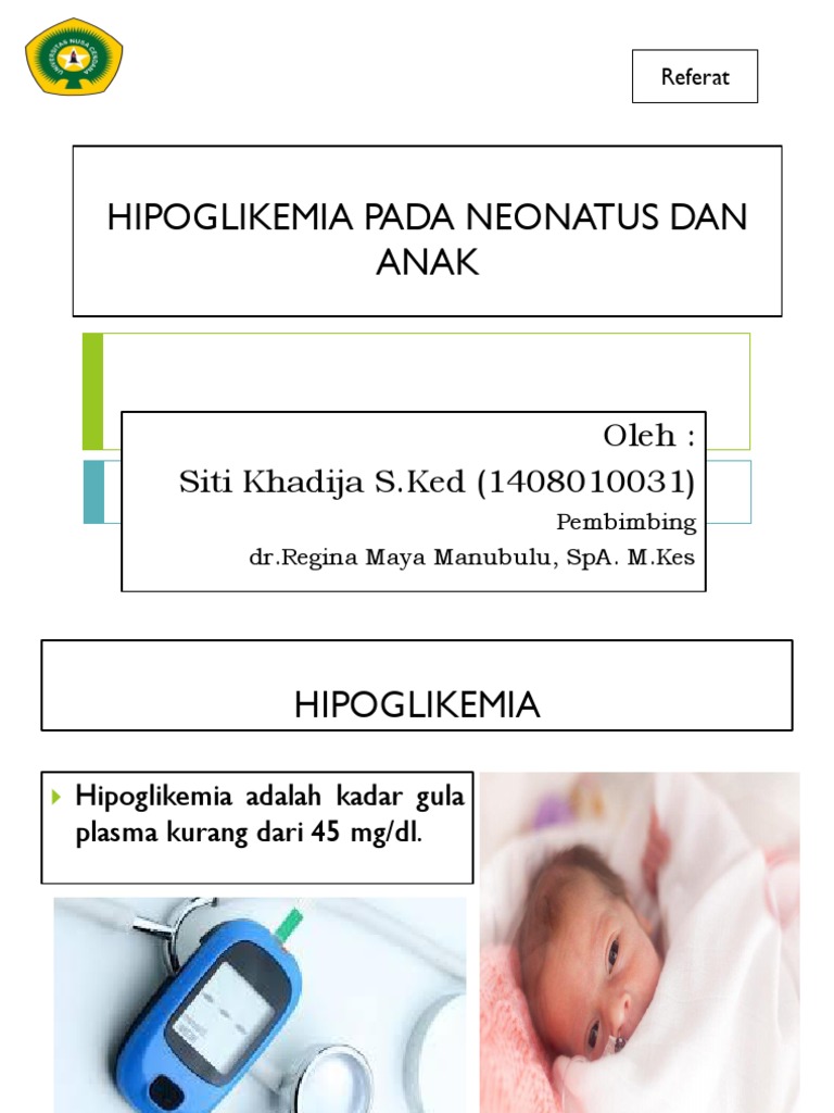 Hipoglikemia adalah