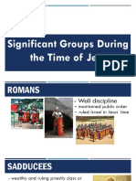 Groups of People in Jesus' Time