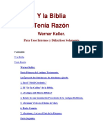 Y la Biblia tenía razón de Werner Keller.docx