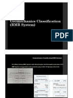 4.1.1 Geomechanics Classification RMR SYSTEM