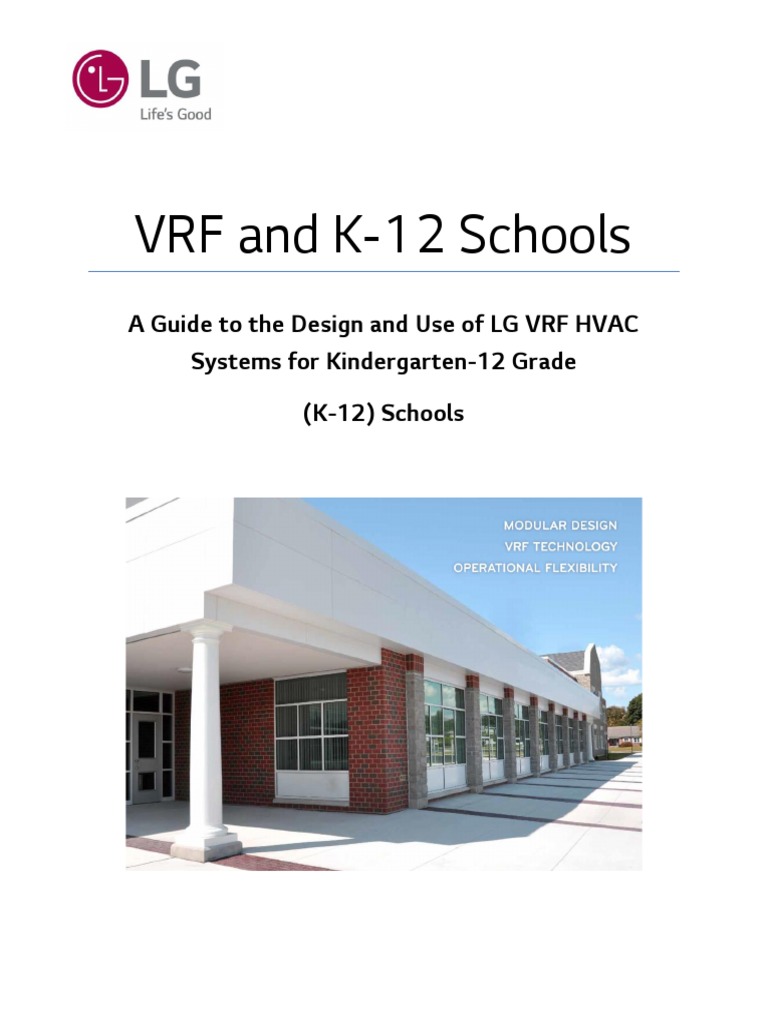 WP Design Use VRF Systems K12 Schools | PDF | Air Conditioning ...