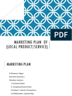 Marketing Plan Format 