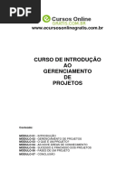 Curso - Gerenciamento de Projetos 