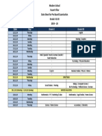 Pre Board Date Sheet 2019-20