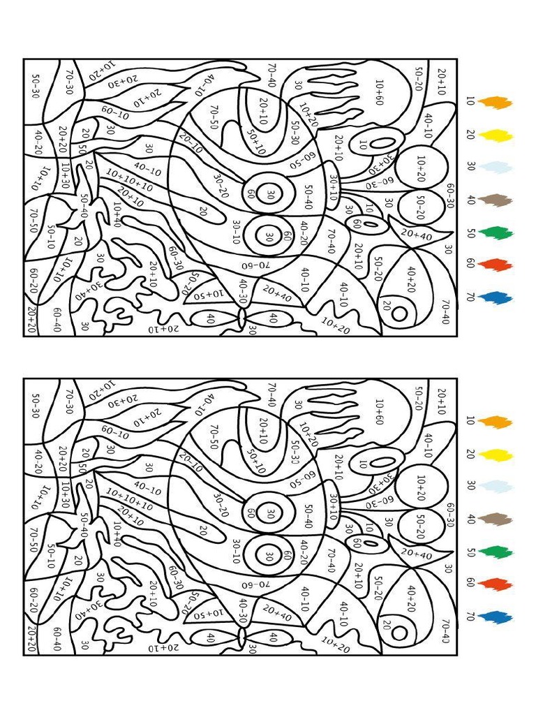 Dibujos Numeros Para Pintar 1 Docx