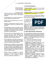 4.-Licitación y Propuestas