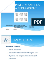 Proses Pembuatan Gelas Kaca Berbasis PLC