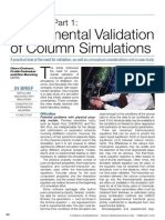 Distillation Part 1 Experimental Validation of Column Simulations PDF