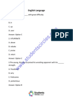 IBM English Language Placement Papers
