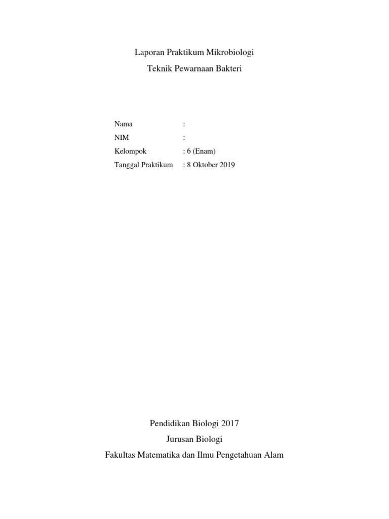 Teknik Pewarnaan Bakteri | PDF