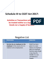 Schedule III