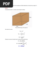 Cube Prob