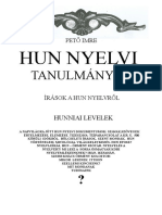 PetoImre Hun Nyelvi Tanulmanyok