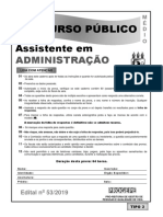 Assistente em Administracao Tipo 2