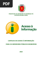 Cartilha Acesso Informacao