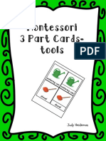 Montessori 3 Part Cards Tools