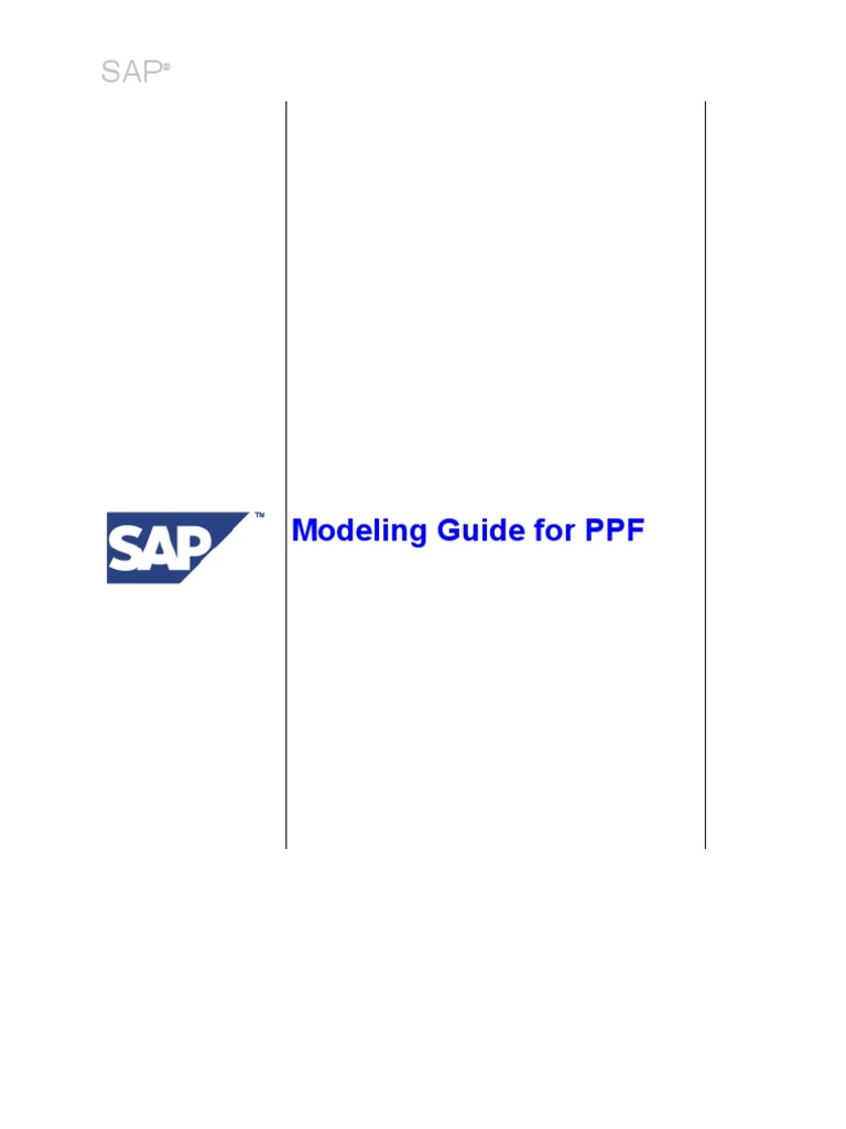 Modeling Guide For PPF | PDF | Object (Computer Science) | Business Process