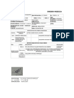 Orden Medica PDF