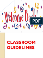 Clasrrom Guidelines